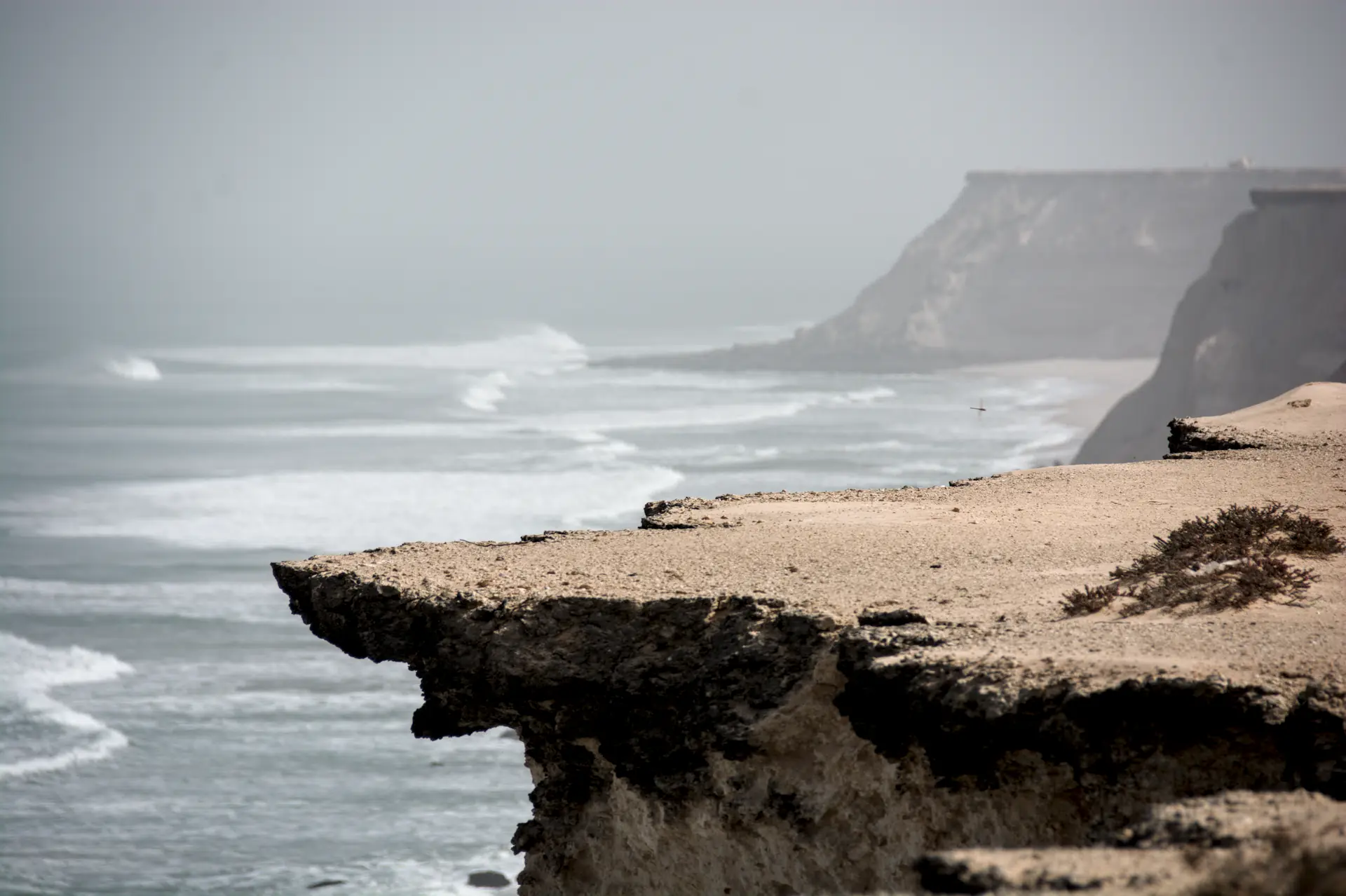 Falaise Océan Dakhla