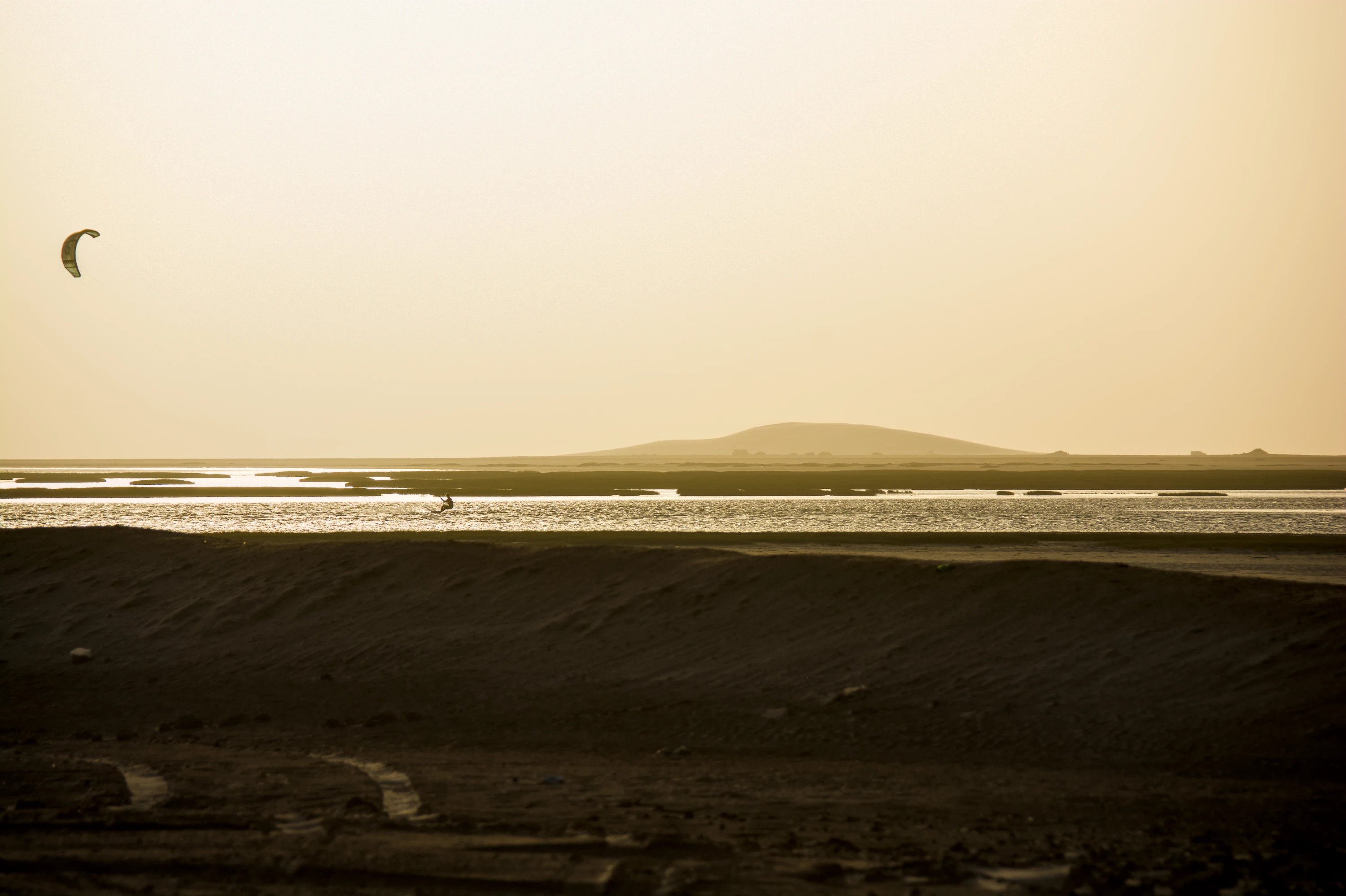 Dune Blanche et Kitesurf